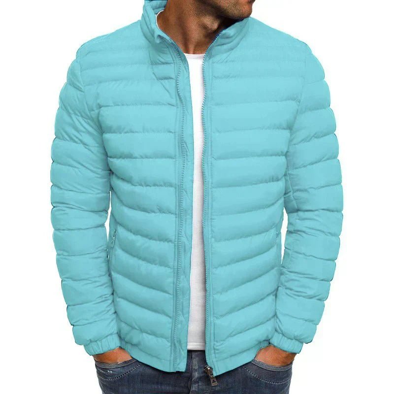 Mens Waterproof Puffer Coat Lightweight Slim Fit