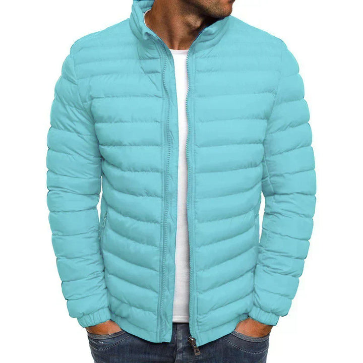 Mens Waterproof Puffer Coat Lightweight Slim Fit