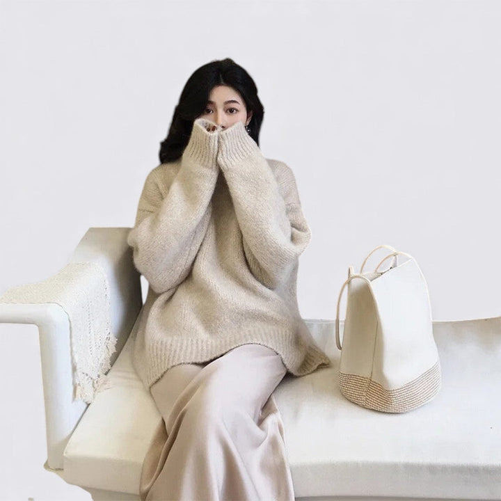Womens Oversized Sweater Long Sleeve Relaxed Fit