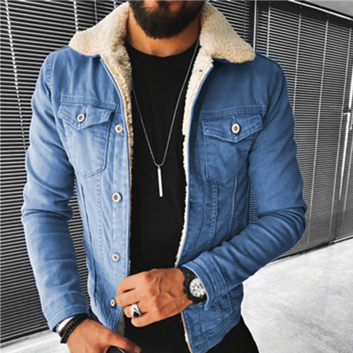 Unisex Denim Jacket Classic Fit Durable Design