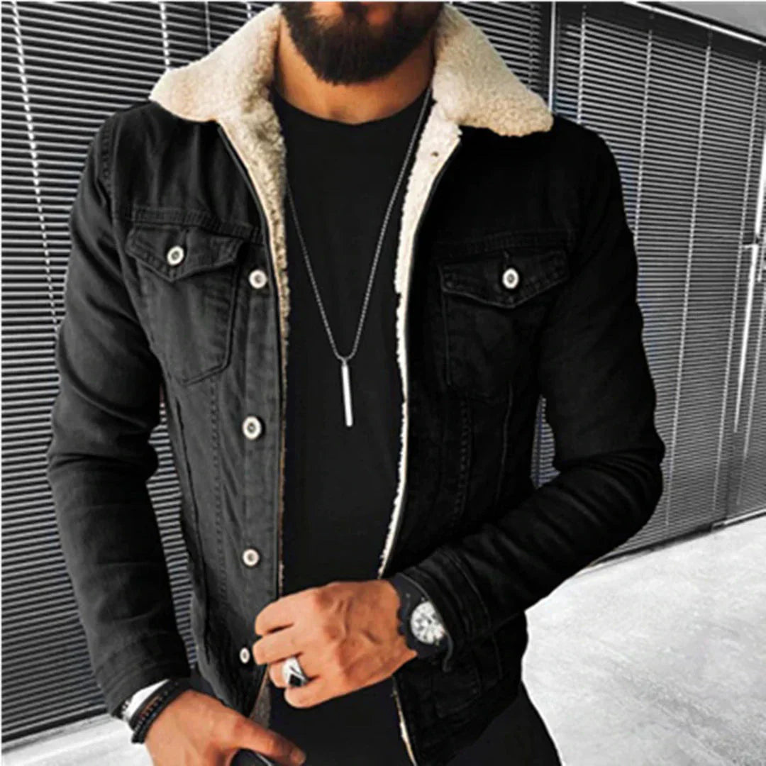 Unisex Denim Jacket Classic Fit Durable Design
