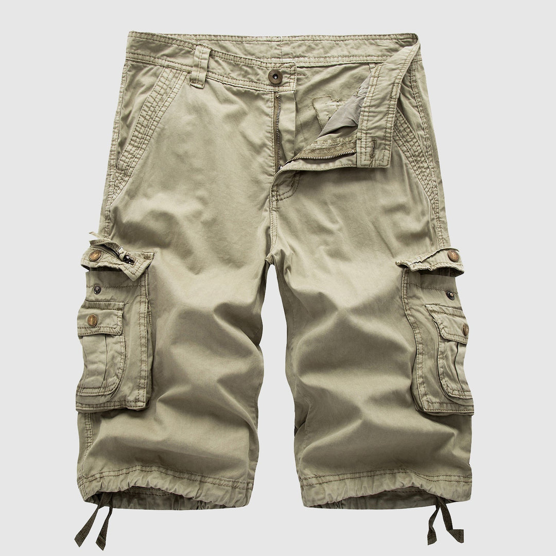 Mens Outdoor Shorts Comfortable Knee-Length Fit
