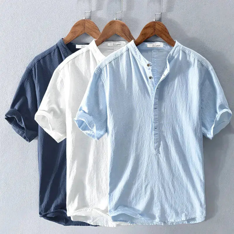 Mens Linen Shirt Relaxed Fit