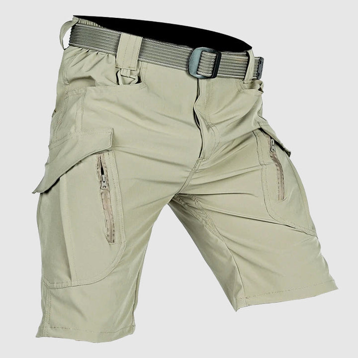 Mens Cargo Shorts Cotton Heavy Duty Extra Pockets - BritishMode