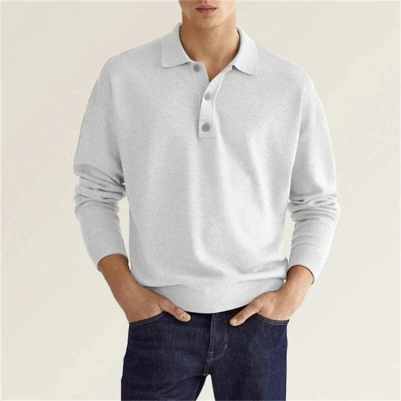 Mens Casual Shirt Long Sleeve Comfortable Classic Fit
