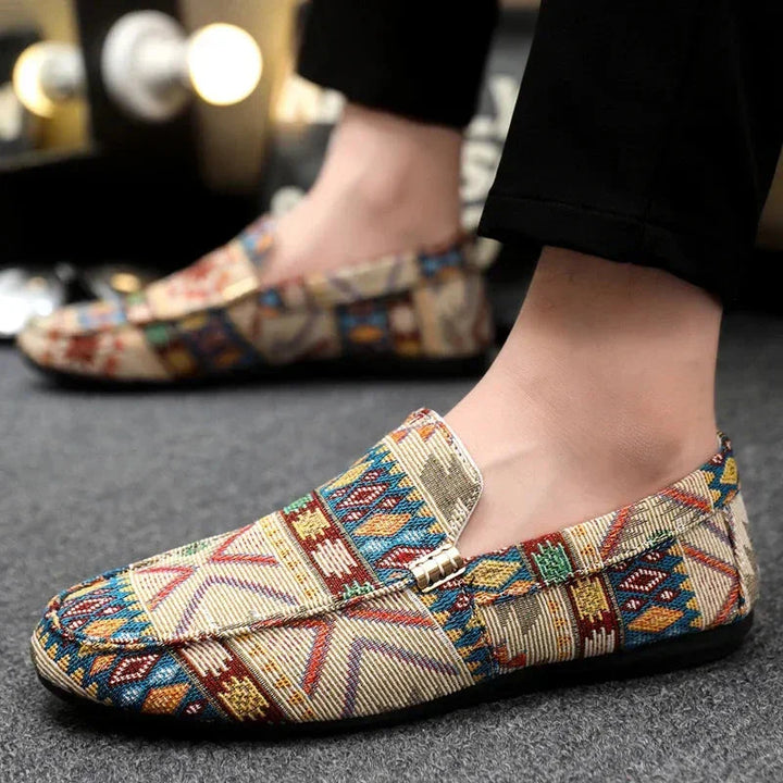 Mens Canvas Loafers Lightweight Casual Slip-On Shoes