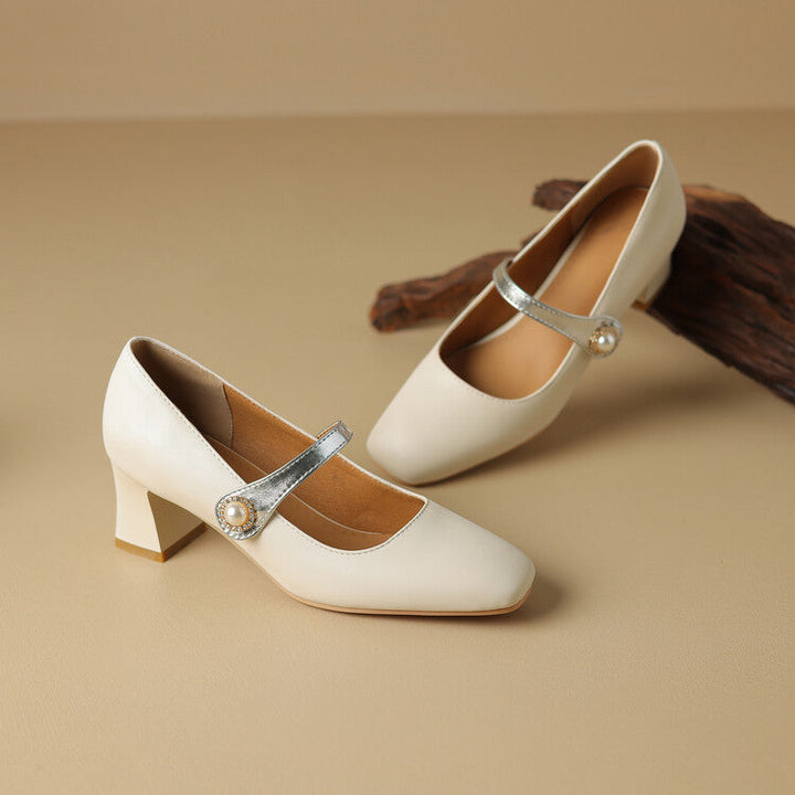 Womens Block Heel Shoes Comfortable Fit