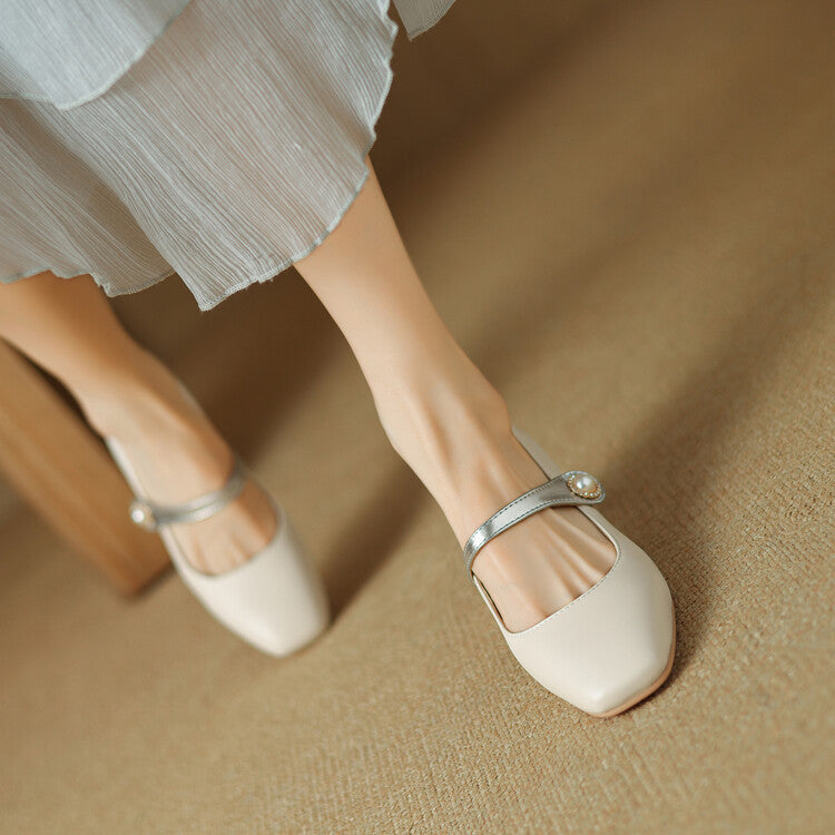 Womens Block Heel Shoes Comfortable Fit