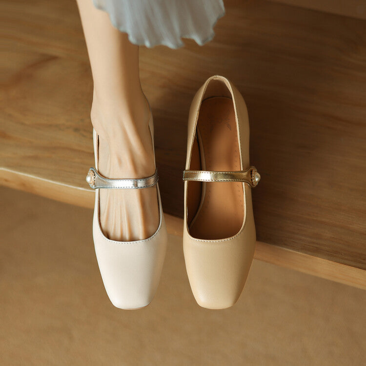 Womens Block Heel Shoes Comfortable Fit