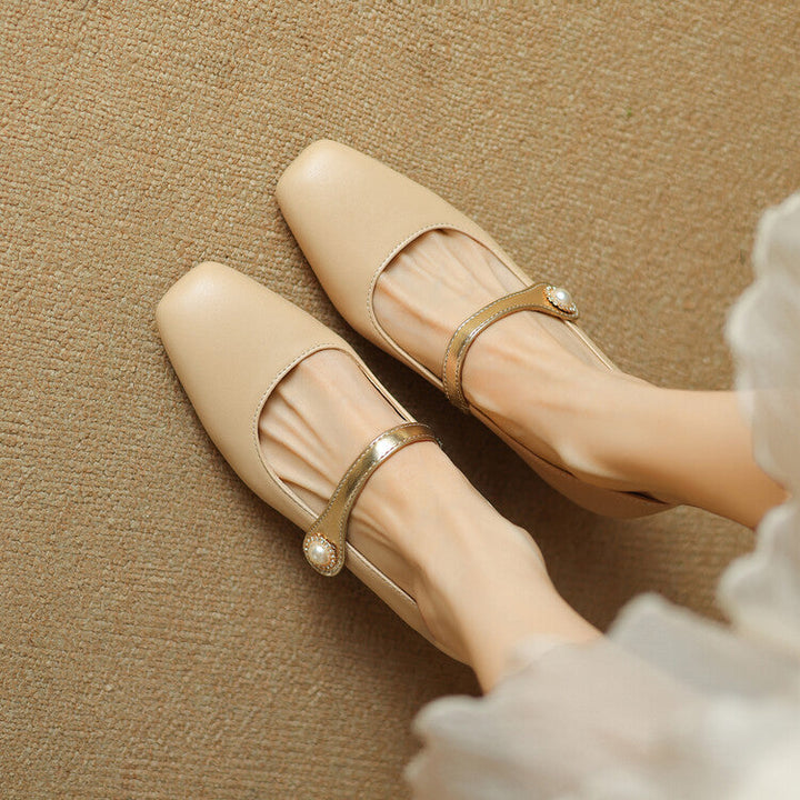 Womens Block Heel Shoes Comfortable Fit
