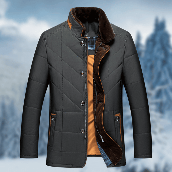 Mens Padded Down Jacket Warm Insulated