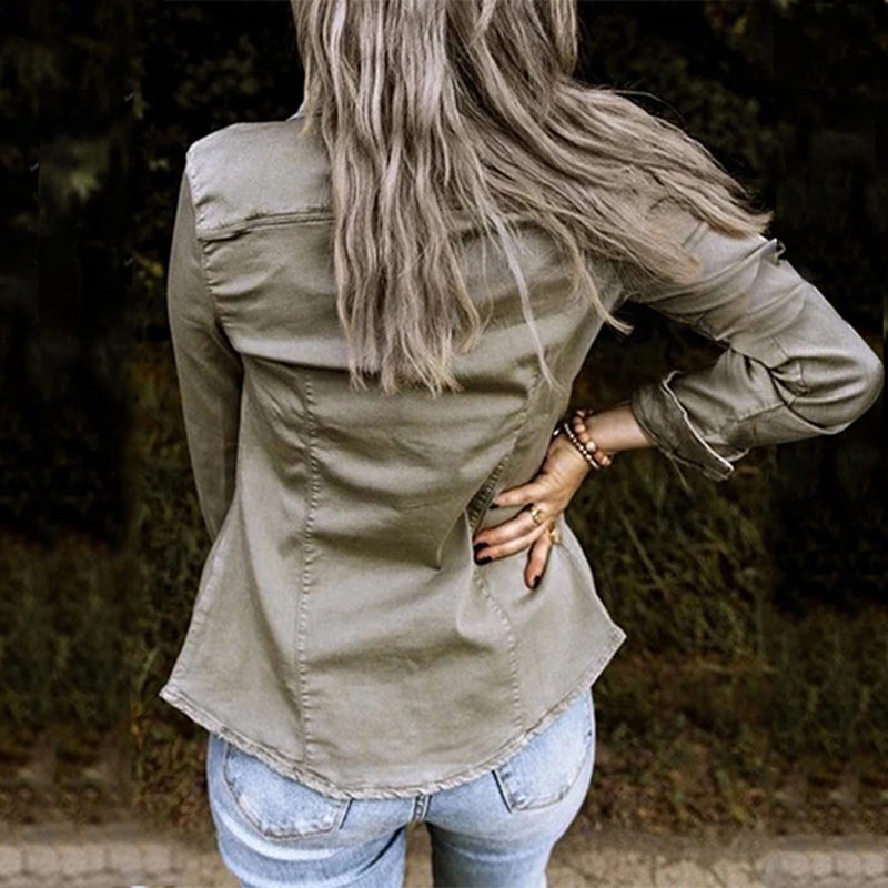 Womens Denim Jacket Classic Fit