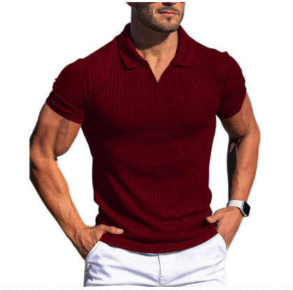 Mens Polo Shirt Classic Casual Cotton Blend