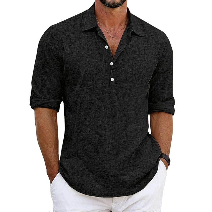 Mens Dress Shirt Breathable Fabric Slim Fit