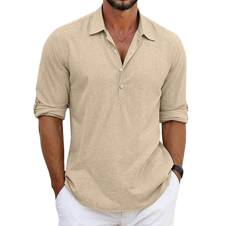 Mens Dress Shirt Breathable Fabric Slim Fit - BritishMode