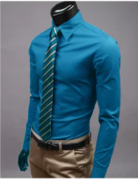 Mens Dress Shirt Soft Blend Classic Fit