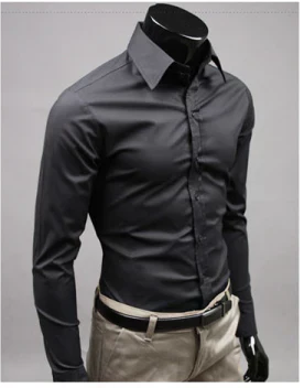 Mens Dress Shirt Soft Blend Classic Fit - BritishMode
