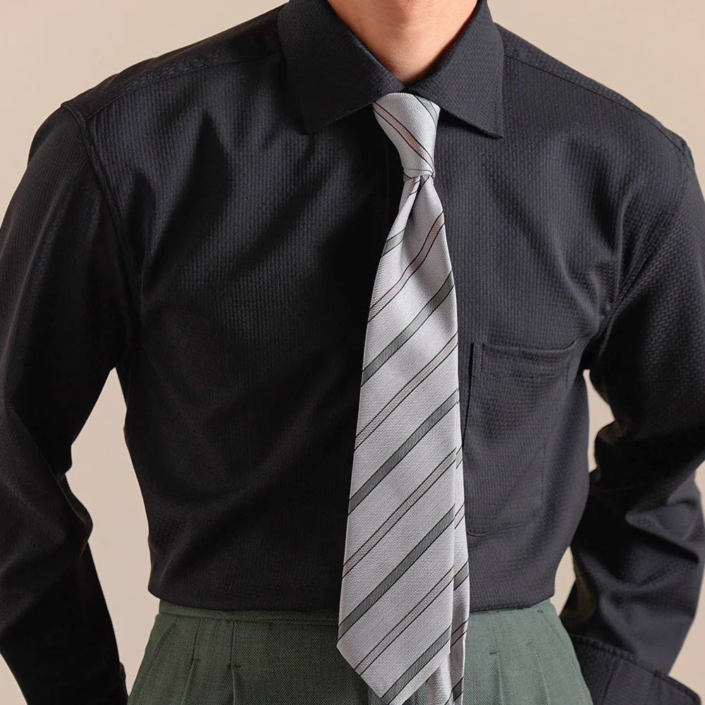 Mens Dress Shirt Soft-Blend Fabric Relaxed Fit