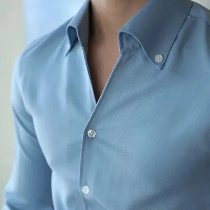 Mens Dress Shirt Cotton Tailored Slim Fit - BritishMode