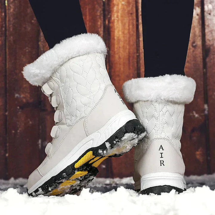 Womens Snow Boots with Fur Lining High Grip