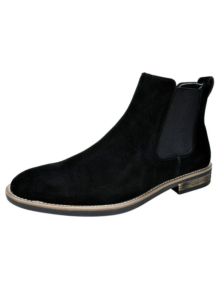Unisex Chelsea Boots Suede Slip-On