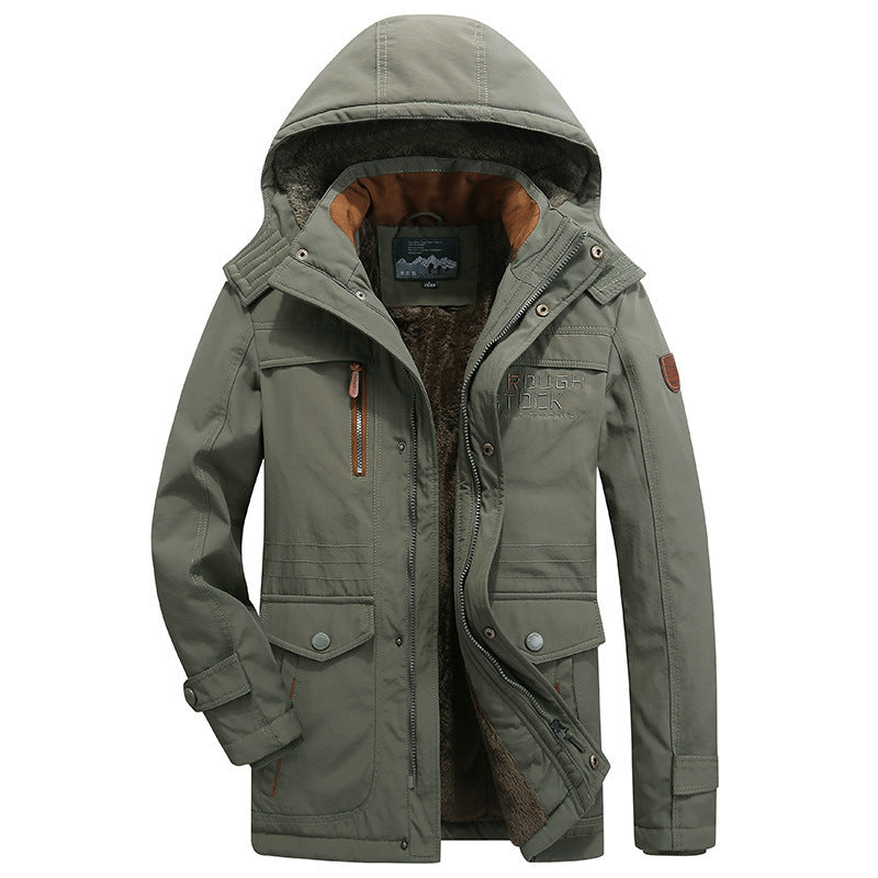 Unisex Waterproof Snow Jacket Warm Insulated Hooded