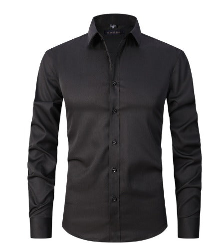 Mens Stretch Dress Shirt Slim Fit - BritishMode