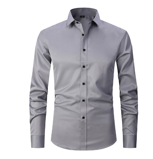 Mens Stretch Dress Shirt Slim Fit