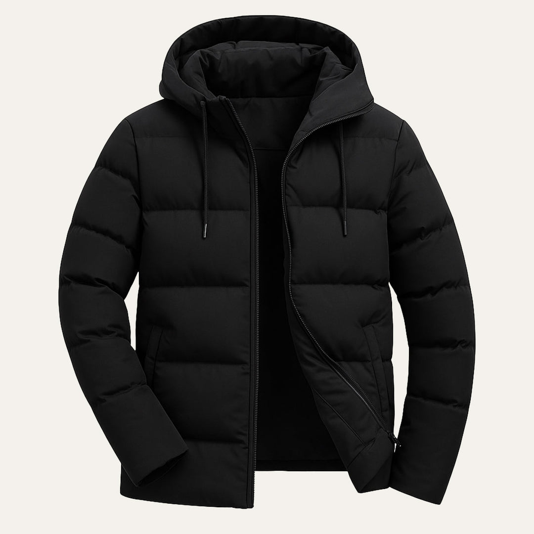 Mens Waterproof Hooded Parka Puffer Jacket Winter Style