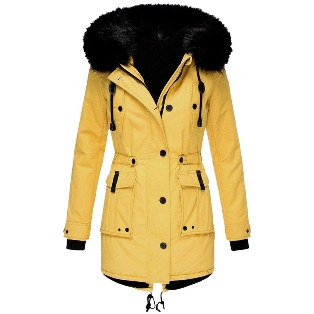 Womens Winter Parka Coat Faux Fur Lined Warm