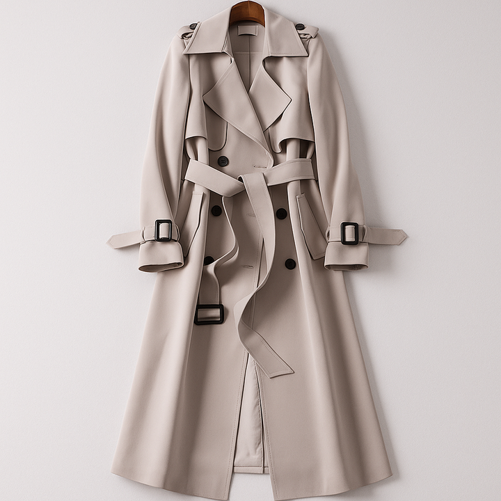 Womens Trench Coat Lightweight Timeless Classic Fit