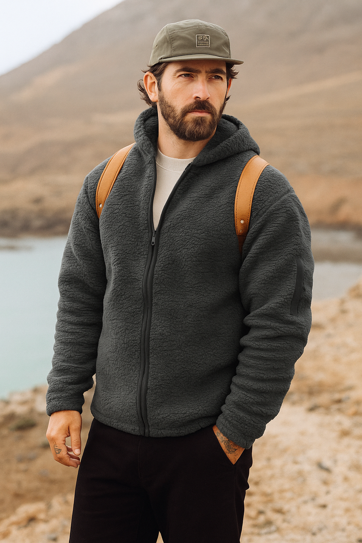 Mens Winter Coat with Fleece Lining