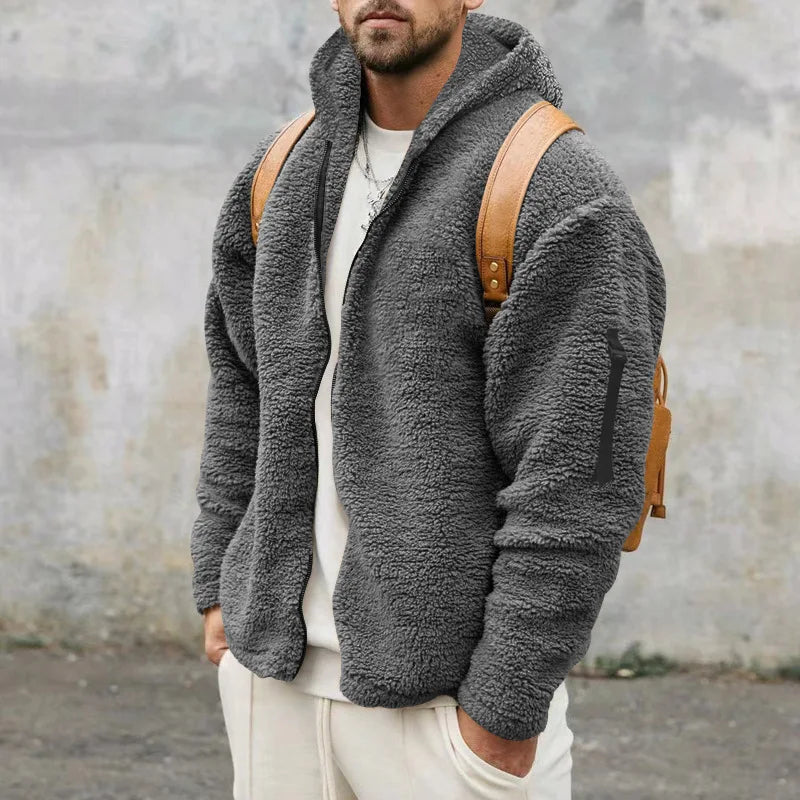 Mens Winter Coat with Fleece Lining