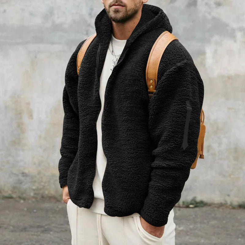 Mens Winter Coat with Fleece Lining