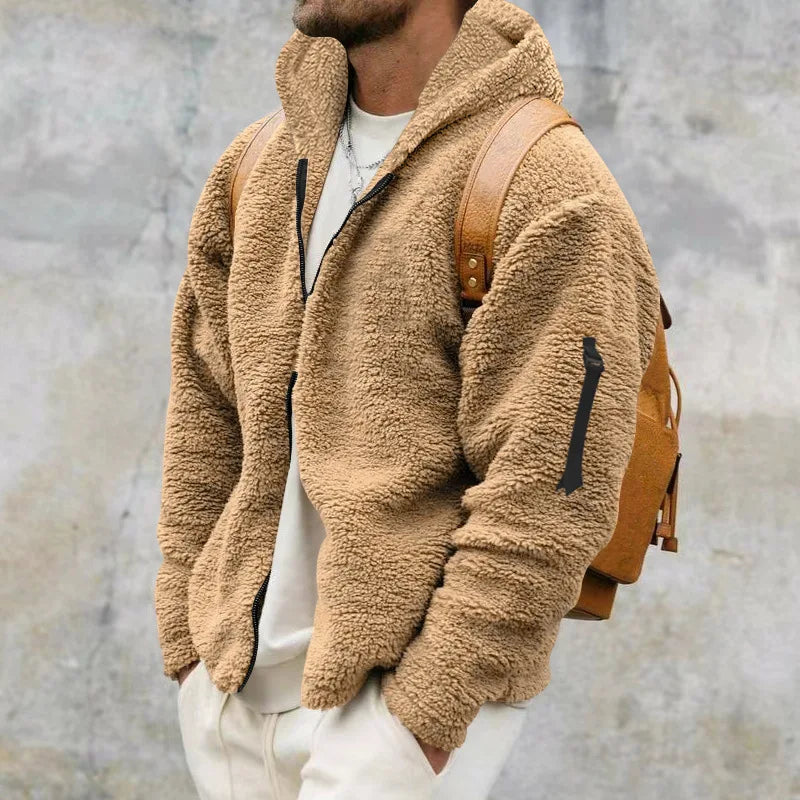Mens Winter Coat with Fleece Lining