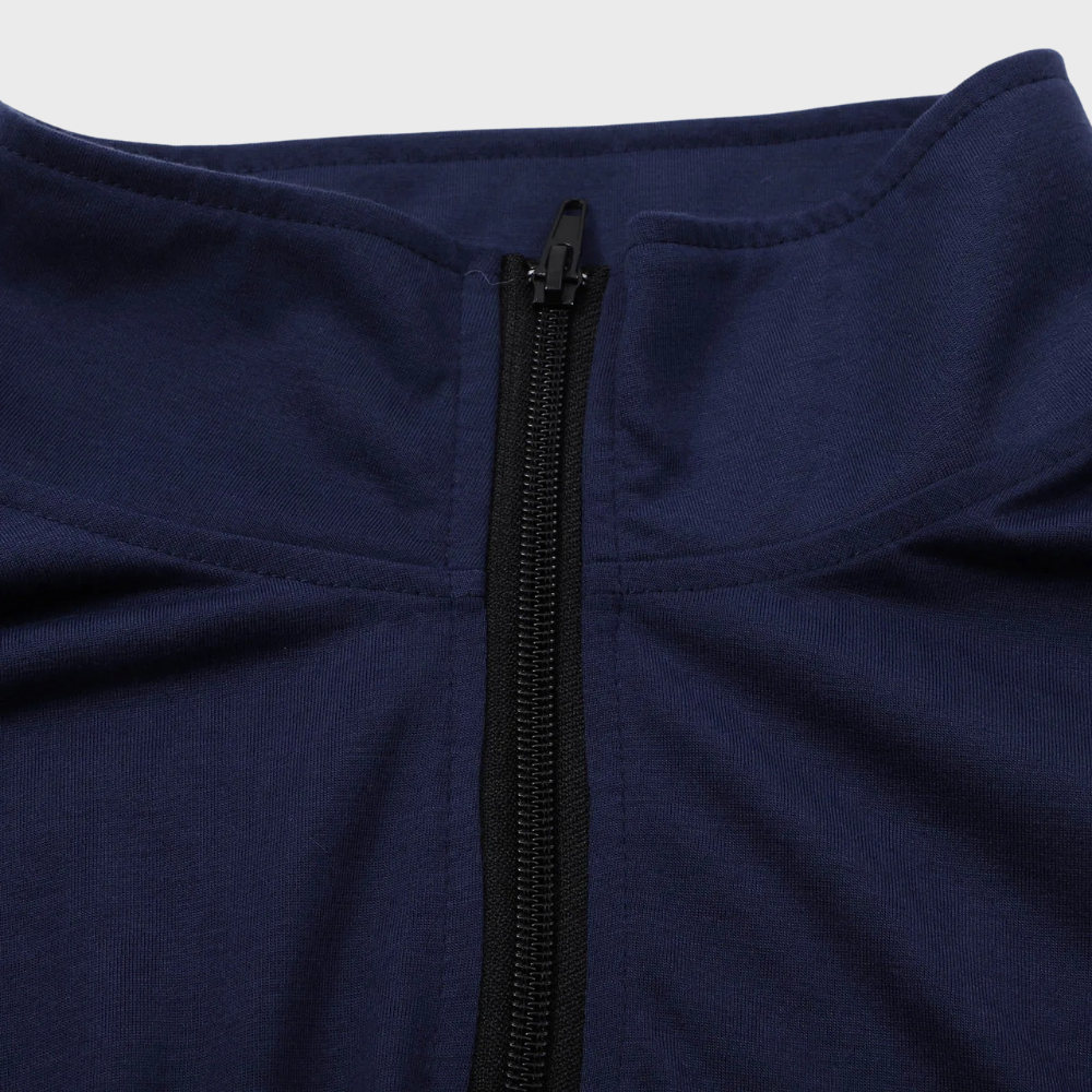 Mens Quarter-Zip Jumper Knit Pullover