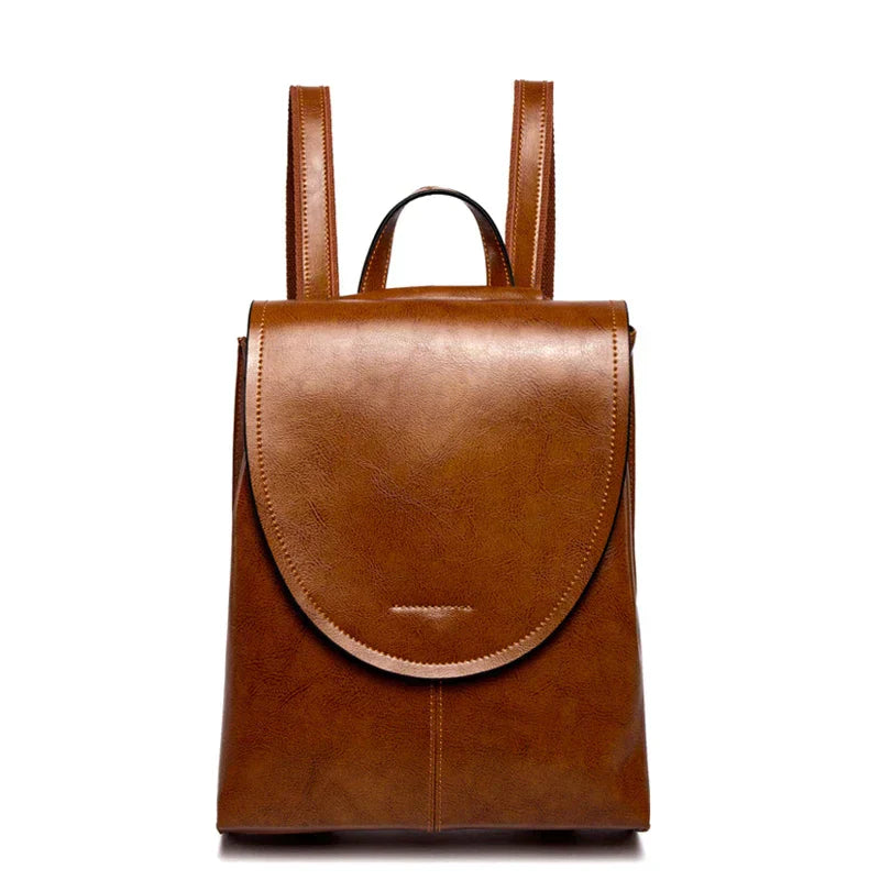 Womens Leather Backpack Classic Design