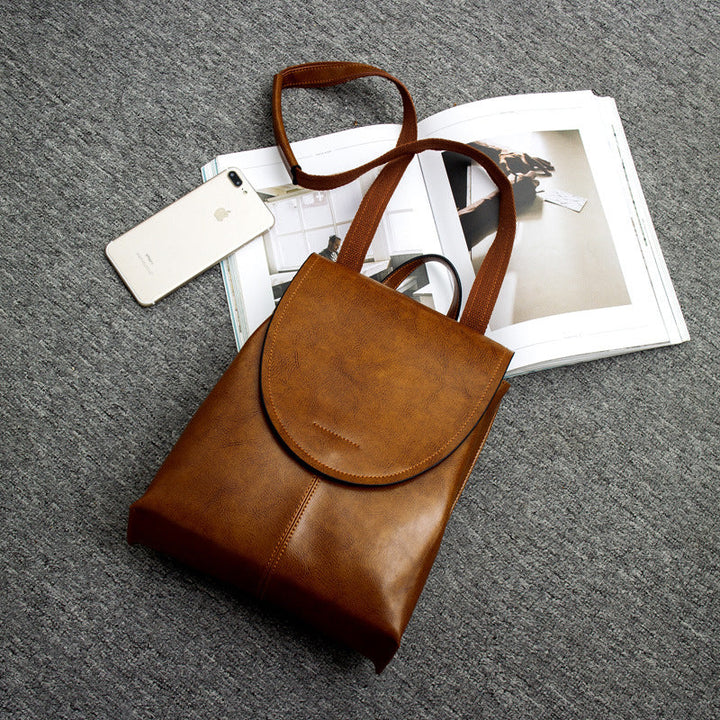 Womens Leather Backpack Classic Design