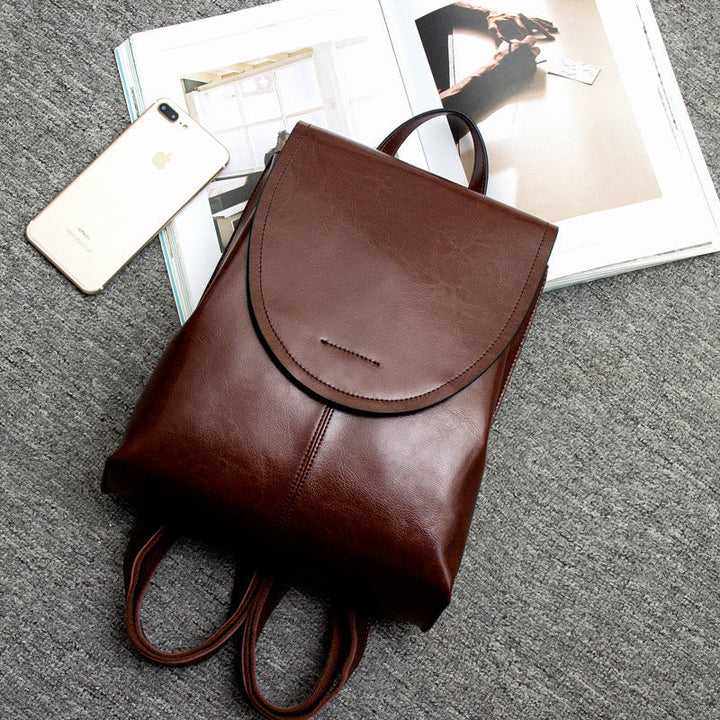 Womens Leather Backpack Classic Design