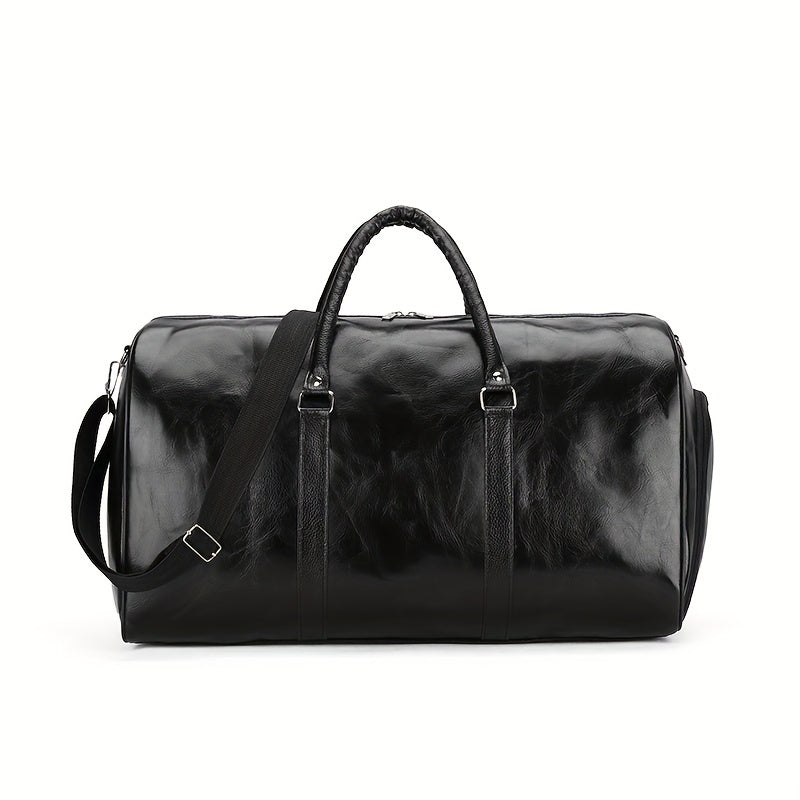 Unisex Travel Bag PU Leather Durable Design - BritishMode