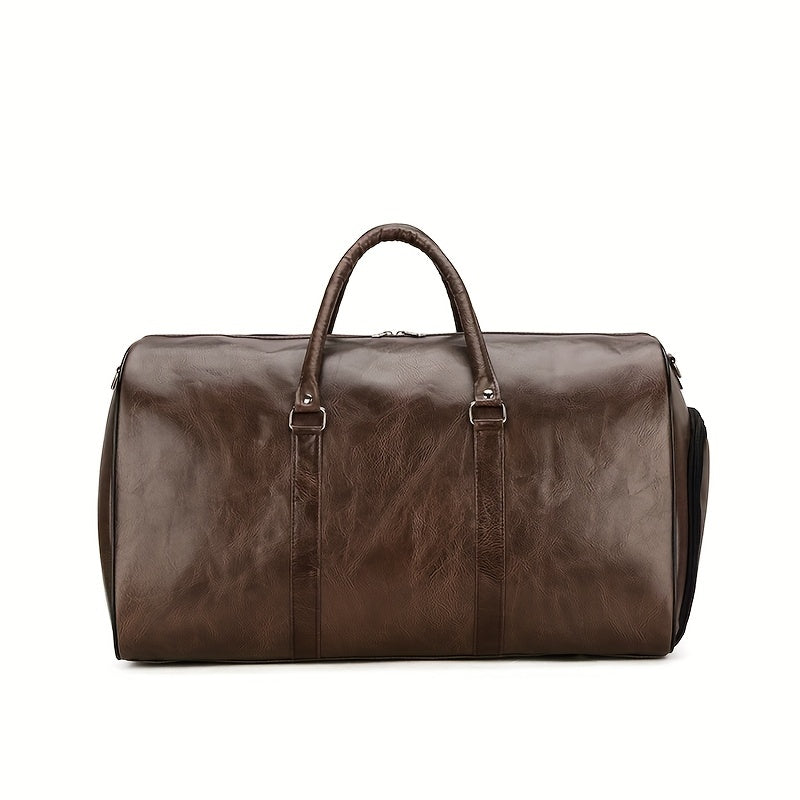 Unisex Travel Bag PU Leather Durable Design