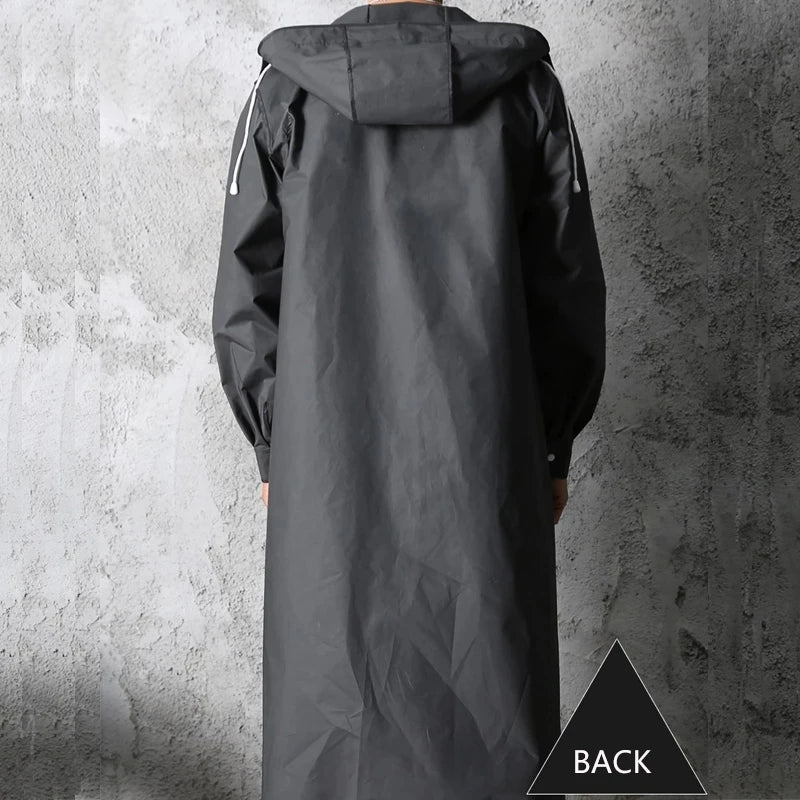 Mens Rain Coat Water-Resistant Hooded