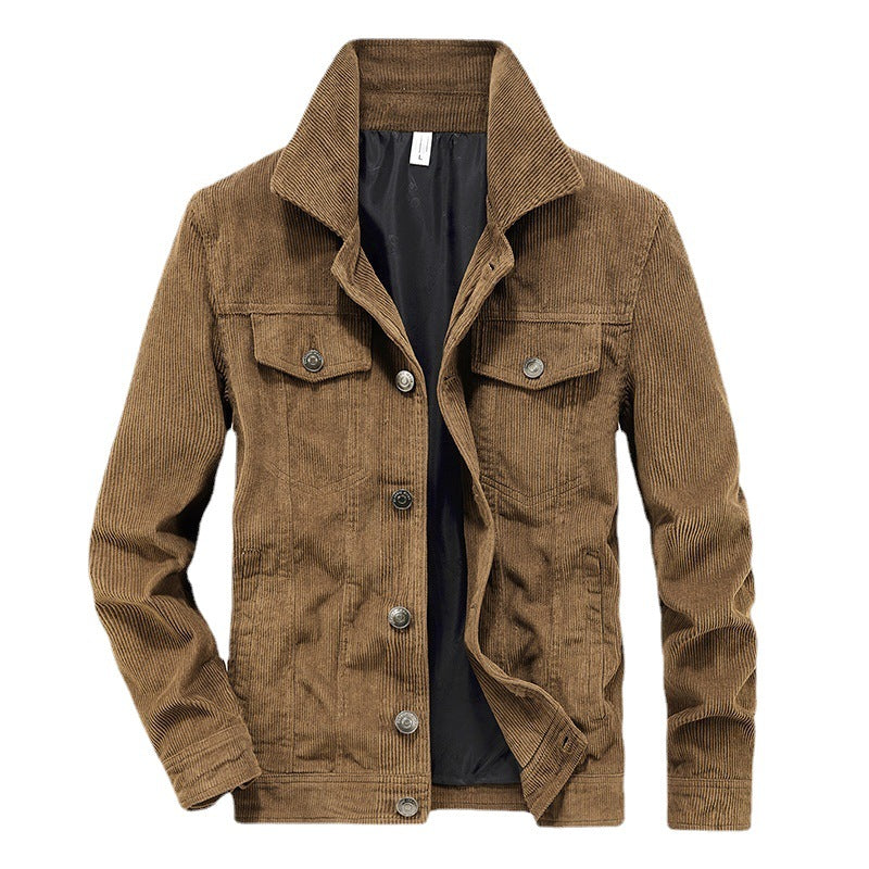 Mens Tailored Corduroy Jacket Slim Fit - BritishMode