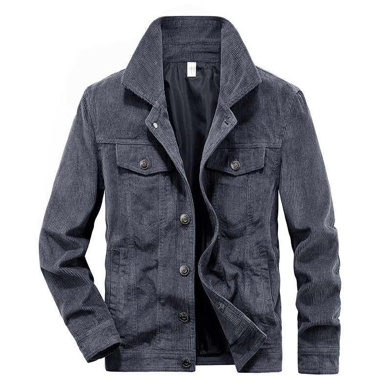 Mens Tailored Corduroy Jacket Slim Fit