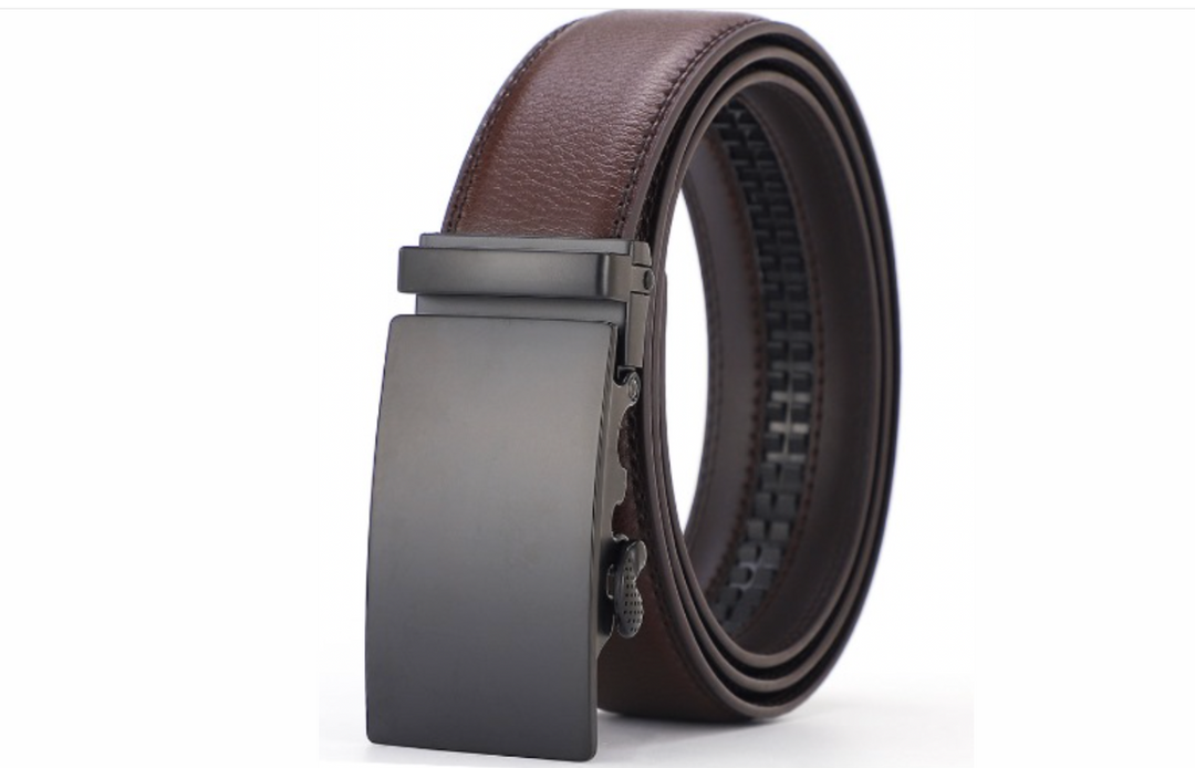 Mens Leather Automatic Buckle Belt