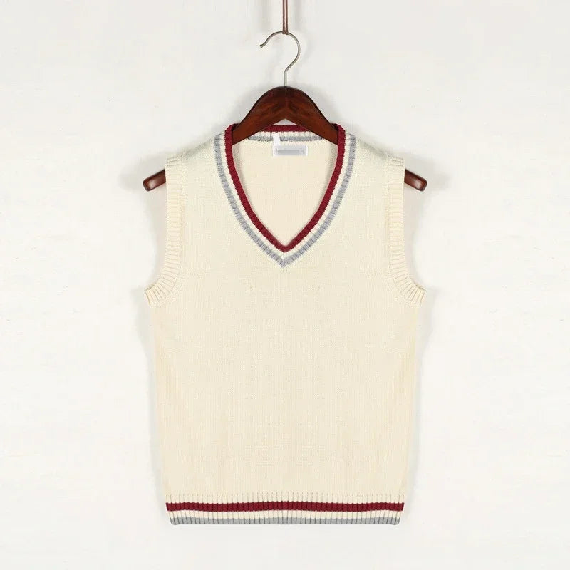 Mens Sleeveless Jumper Vest Classic Fit