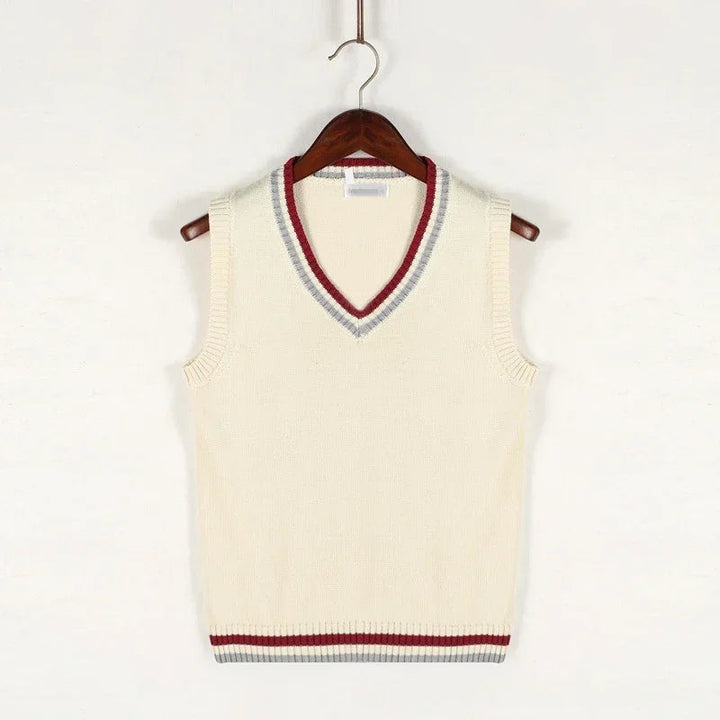 Mens Sleeveless Jumper Vest Classic Fit