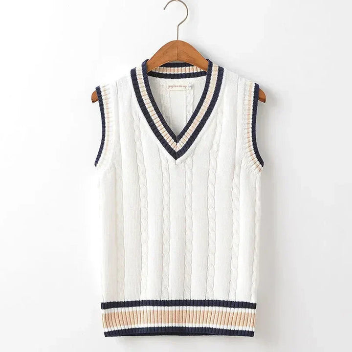 Mens Sleeveless Jumper Vest Classic Fit