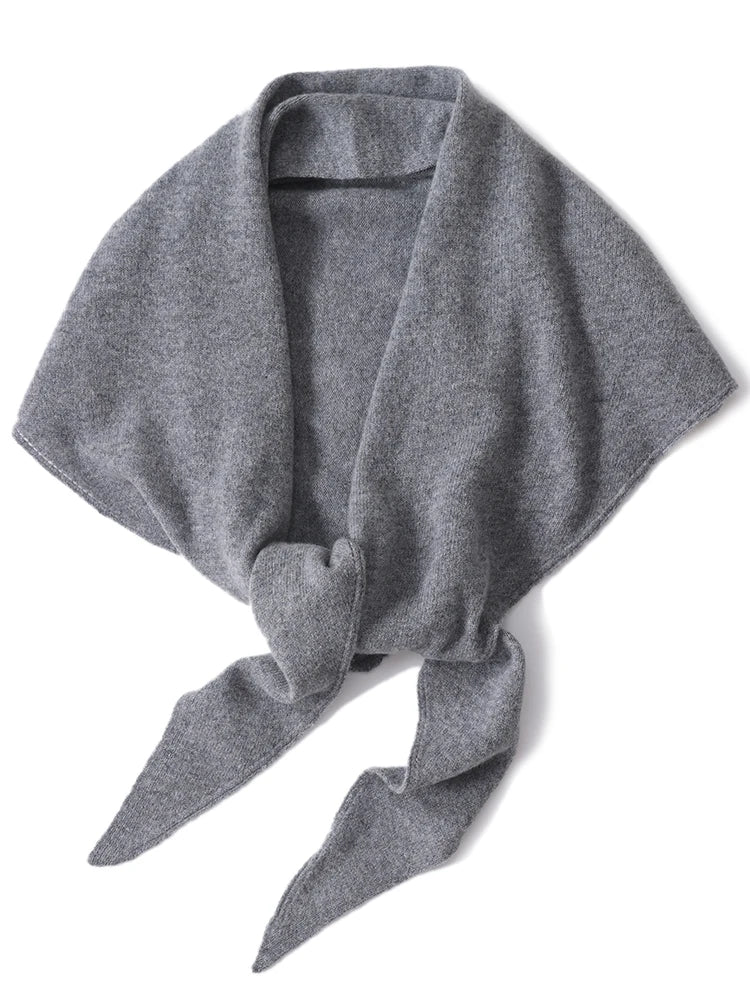 Womens Wool Triangle Scarf Warm Stylish Autumn Winter - BritishMode
