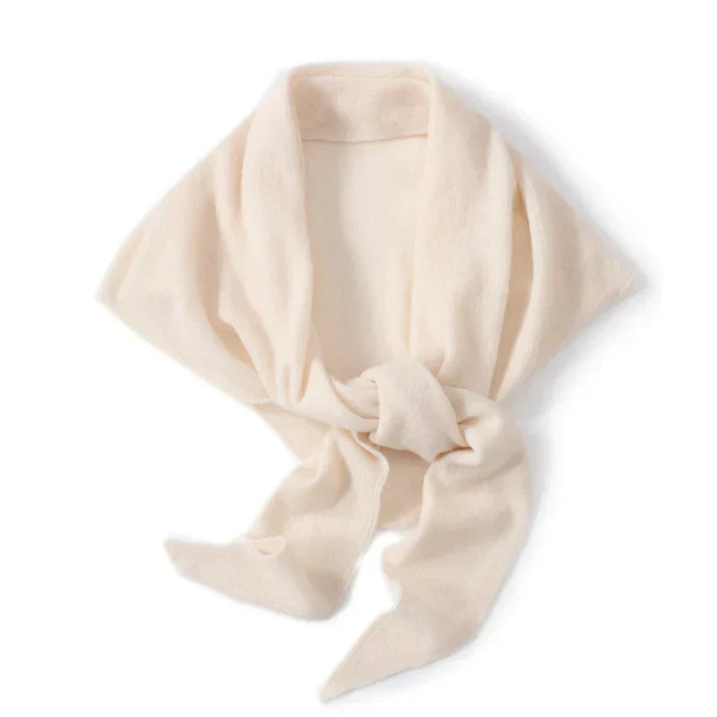 Womens Wool Triangle Scarf Warm Stylish Autumn Winter
